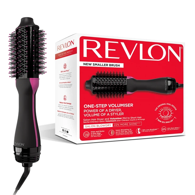 Фен-щітка Revlon Salon One-Step для короткого волосся (RVDR5282UKE) - зображення 4