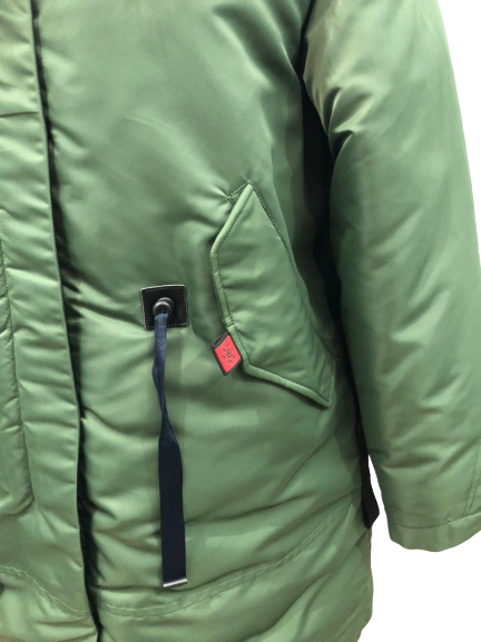 Куртка женская зимняя TOWMY TM-AH-2625 XXL Хаки - Фото 3 Куртка женская зимняя TOWMY TM-AH-2625 XXL Хаки - изображение 3