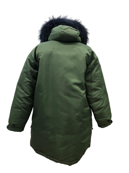Куртка женская зимняя TOWMY TM-AH-2625 XXL Хаки - Фото 5 Куртка женская зимняя TOWMY TM-AH-2625 XXL Хаки - изображение 5
