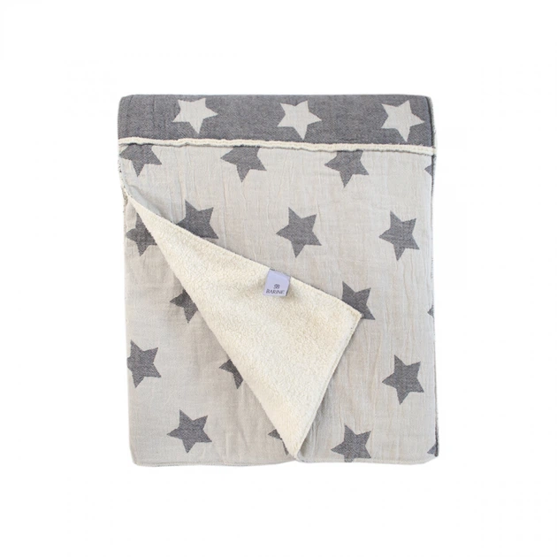 Плед микроплюш Barine Star Patchwork throw black черный 130*170 (svt-2000022233118) - Фото 3 Плед микроплюш Barine Star Patchwork throw black черный 130*170 (svt-2000022233118) - изображение 3