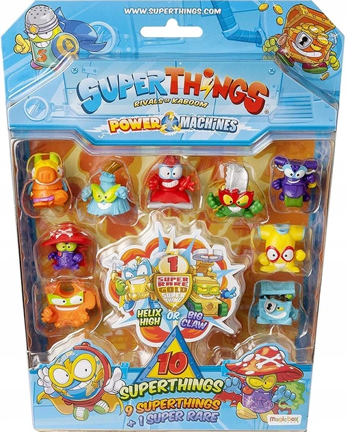 Набор фигурок Super Zings 7 Super Things Power Machines серия 7, 9