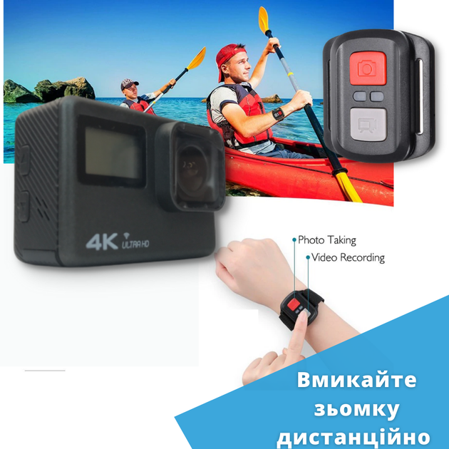 Видеокамера XPRO PLUS 4K с двойным экраном + Монопод в комплекте! (e607b6-5) - изображение 2