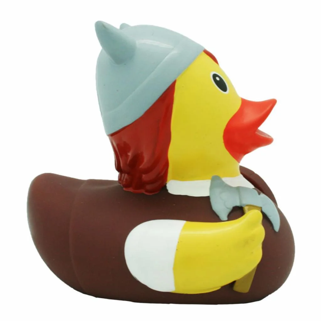 Качка Вікінг гумова FunnyDucks L1855 - Фото 2 Качка Вікінг гумова FunnyDucks L1855 - зображення 2