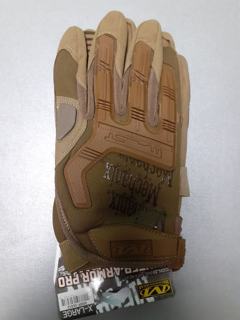 Перчатки тактические M-PACT MECHANIX Койот L - изображение 1