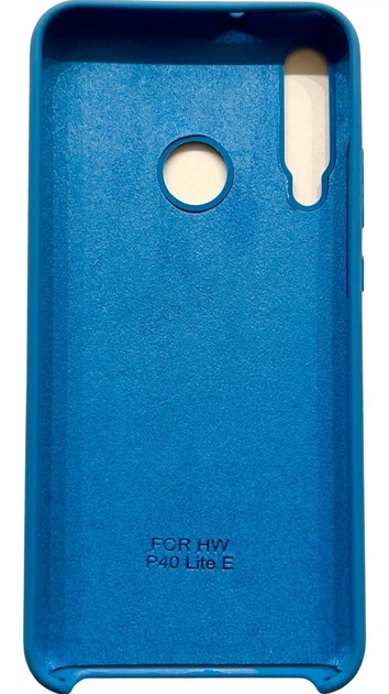 Чехол Soft Case на Huawei P40 Lite E синий - Фото 2 Чехол Soft Case на Huawei P40 Lite E синий - изображение 2