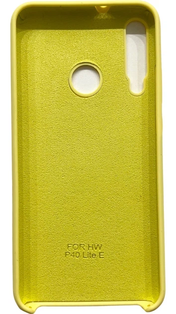 Чехол Soft Case на Huawei P40 Lite E желтый - Фото 2 Чехол Soft Case на Huawei P40 Lite E желтый - изображение 2