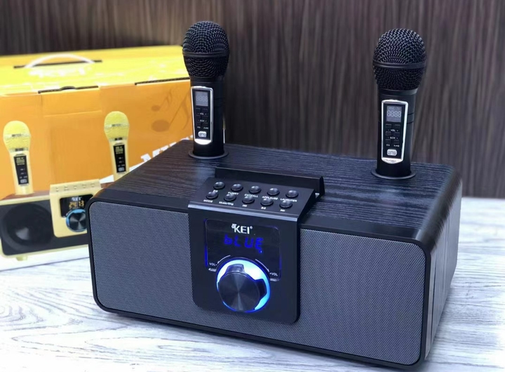 Портативна Караоке Система з двома мікрофонами SDRD K08 Bluetooth стерео 30 Ватт - зображення 2