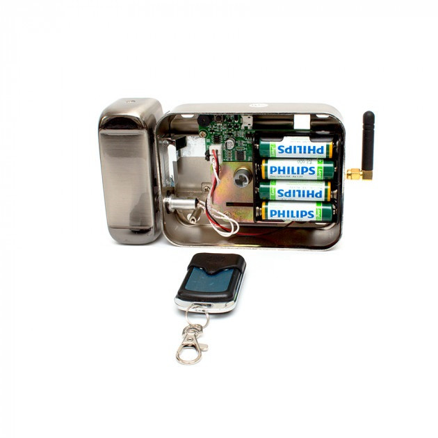 Автономний радіокерований накладний замок невидимка interVision ULTRA