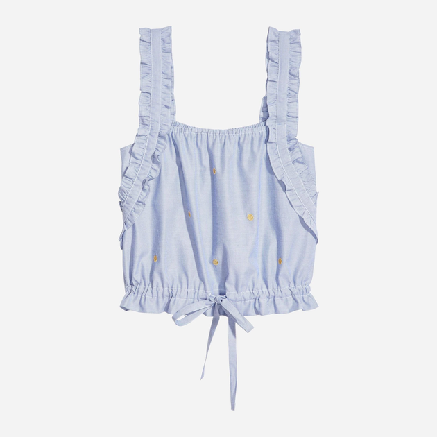 Топ жіночий H&M 5512026dlog 46 Білий з блакитним від Rozetka на платформі USKIDKA Акція на Топ жіночий H&M 5512026dlog 46 Білий з блакитним від Rozetka