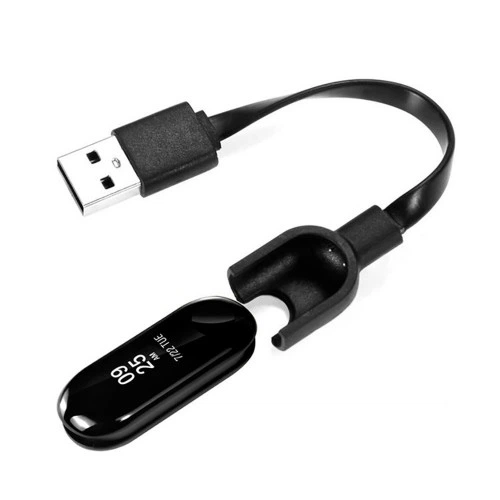 Кабель USB Mi Band 3 Cable Чёрный для зарядки фитнес браслетов - изображение 1