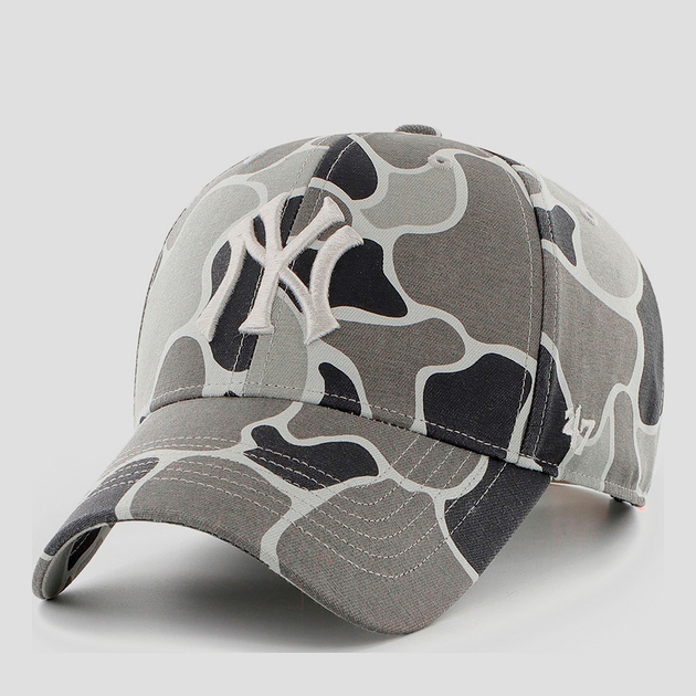 Кепка 47 Brand Yankees Duck Camo Snap B-DCKSM17GWP-UZ One Size Сіра Камуфляж (196505415750)