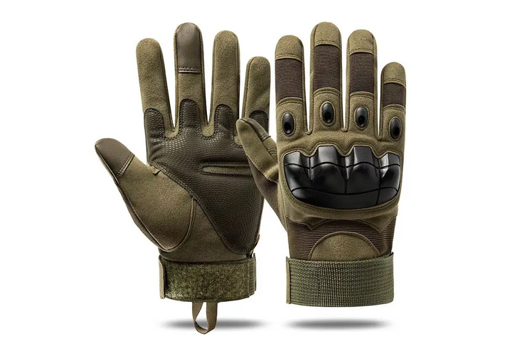 Тактичні рукавички Оліва XL - зображення 1