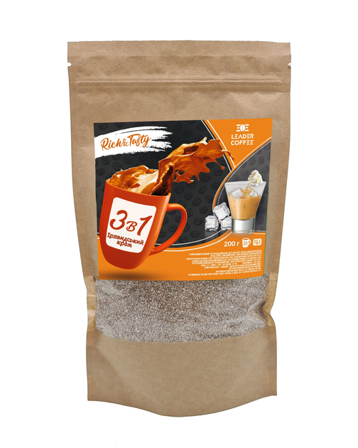 Купить Кофе 3в1 Leadercoffee Ukraine Ирландский крем, 200г – ROZETKA ...