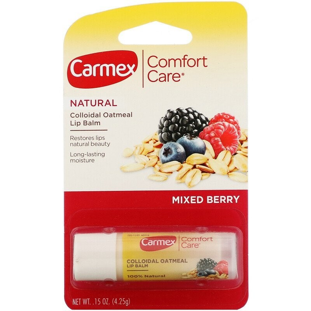 Carmex, Бальзам для губ Comfort Care, смесь ягод, 4,25 г – купить ...
