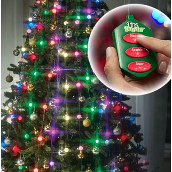 Гирлянда на елку Christmas lights Tree Dazzler 48 Led Конусная - изображение 4