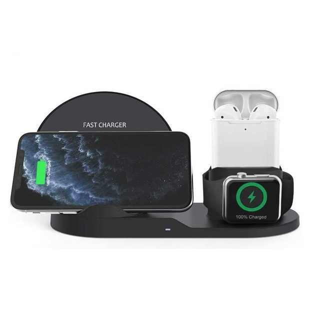 Беспроводное зарядное устройство для телефона 3-in-1 Fast Charge 2A 10W ...