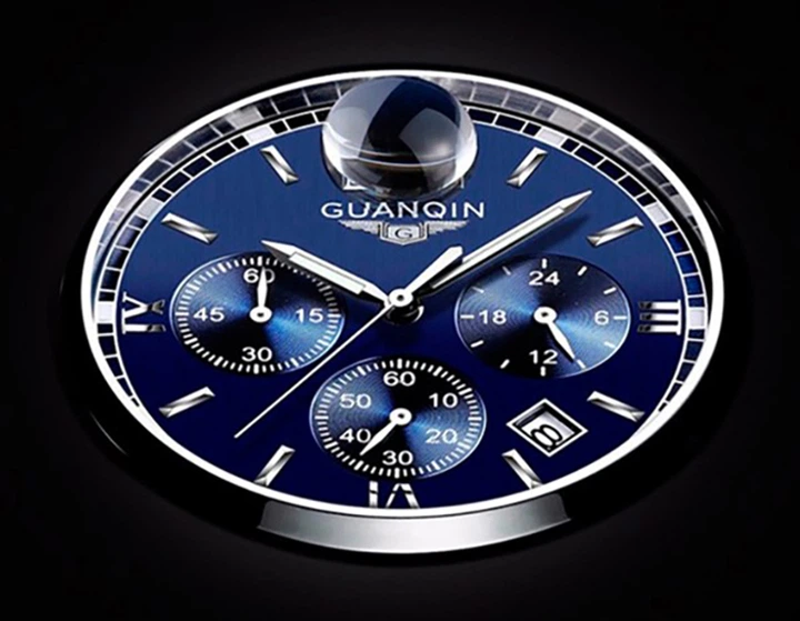 Чоловічий годинник Guanquin Liberty - зображення 12