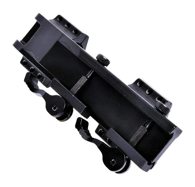 Моноблок Buvele Cantilever QD (25.4/30 мм) High на Weaver/Picatinny - зображення 2