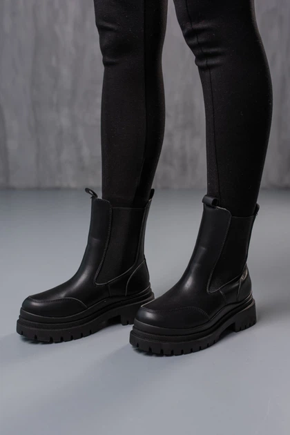 Черевики жіночі Fashion Camie 3862 37 розмір 24 ​​см Чорний - зображення 10