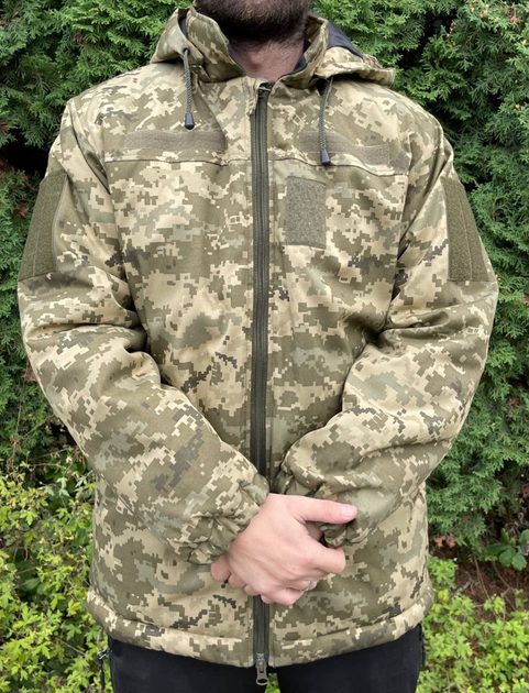 Куртка-бушлат военная мужская тактическая ВСУ (ЗСУ) Пиксель 8723 56 размер - изображение 1
