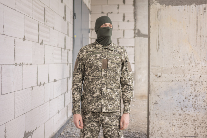 Мужской армейский костюм для ВСУ (ЗСУ) Tactical тактическая форма Пиксель светлый 52 размер 7070 TR_2628 - изображение 2