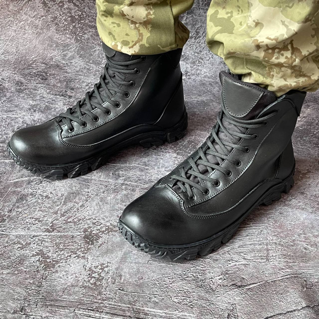 Ботинки мужские зимние тактические ВСУ (ЗСУ) 8604 40 р 26,5 см черные TR_1859 - изображение 2