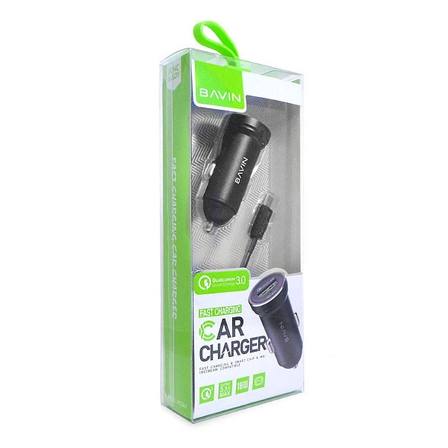 Надежное авто зарядка в прикуриватель Bavin PC-362 с кабелем USB-micro USB - изображение 8