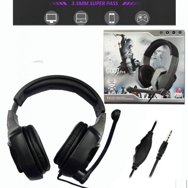 Игровые наушники с микрофоном ASSASSINS G007 Pro купить в интернет ...