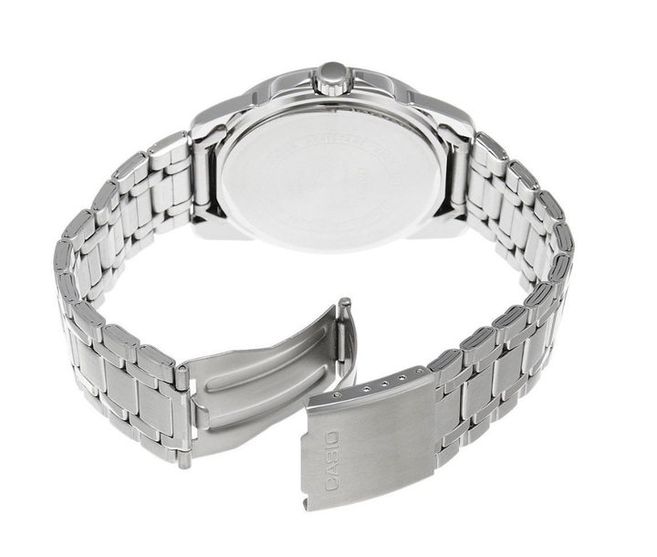 Водонепроницаемые Наручные часы Casio MTP-1314D-1AVDF Черные с серебристым - изображение 3