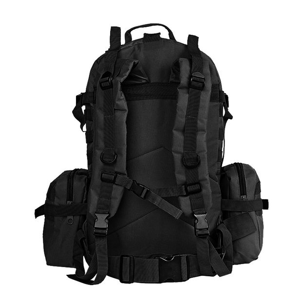 Рюкзак тактичний +3 підсумки AOKALI Outdoor B08 75L Black - зображення 2