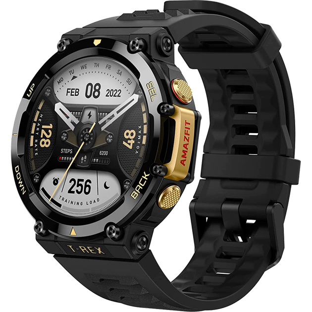 Смарт-часы Xiaomi Amazfit T-Rex 2 (Astro Black & Gold Смарт-часы Xiaomi Amazfit T-Rex 2 (Astro Black & Gold