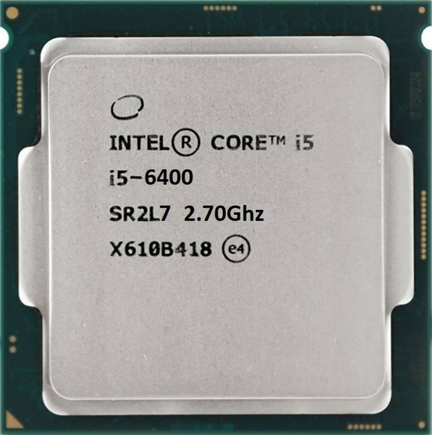 Процессор Intel Core i5-6400 2.7GHz/6MB/8GT/s s1151, tray б/у – фото ...