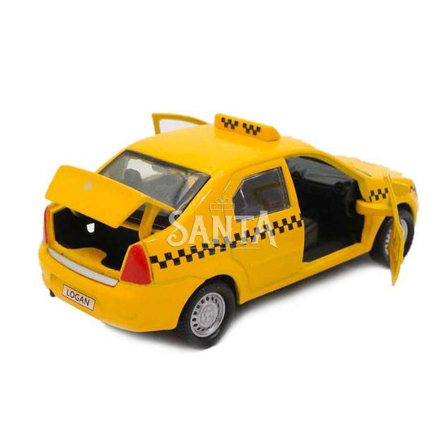 Машинка игровая «TechnoPark» такси Renault Logan металл 12*4*5 см
