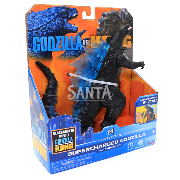 Игровая фигурка Годзилла с суперэнергией и с истребителем «MonsterVerse» Godzilla vs Kong 16*13*6 см (35310) - изображение 4