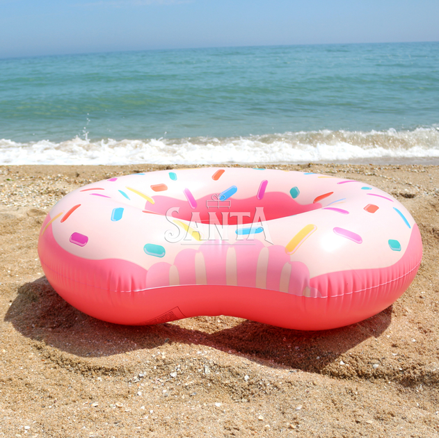 Intex надувний круг Пончик (Donut) 56265NP. Відмінно підходить для відпочинку на морі, в басейні - зображення 5