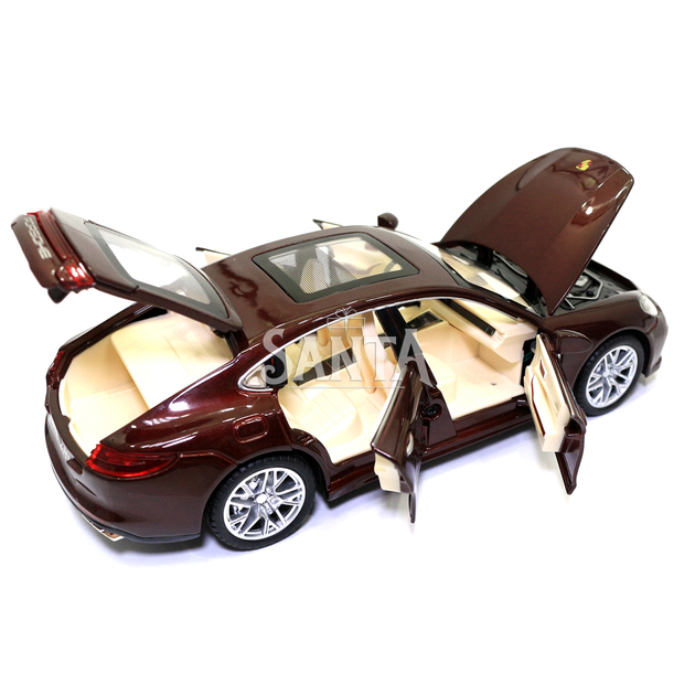 Машинка игровая Porsche Panamera «АвтоЕксперт» Порше Панамера металл коричневый свет звук 20*6*8 см (GT-3136) - изображение 7