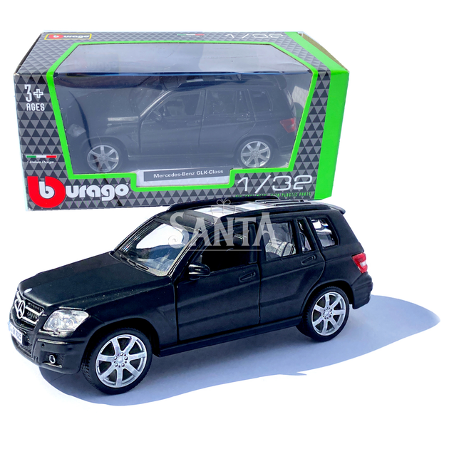 Машинка металлическая Mercedes-Benz GLK-Class «Bburago» Мерседес джип черный 13*5*6 см (18-43016) - Фото 1 Машинка металлическая Mercedes-Benz GLK-Class «Bburago» Мерседес джип черный 13*5*6 см (18-43016) - изображение 1