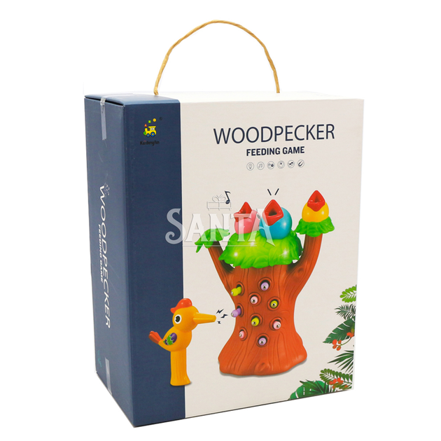 Розвиваюча гра «Нагодуй пташеня» WOODPECKER сортер на магнітах 25*14*28 см (228K47) - Фото 5 Розвиваюча гра «Нагодуй пташеня» WOODPECKER сортер на магнітах 25*14*28 см (228K47) - зображення 5