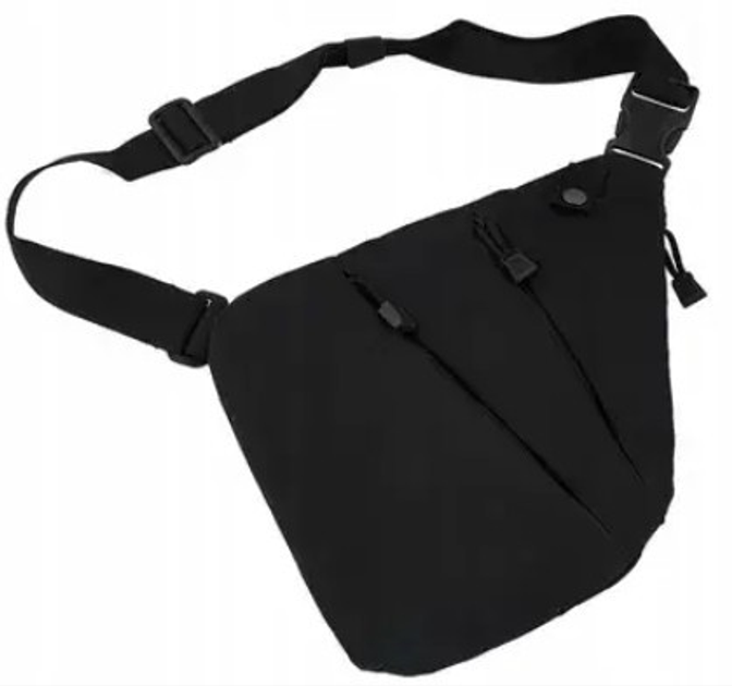 Тактическая сумка на плечо BLACK - изображение 2