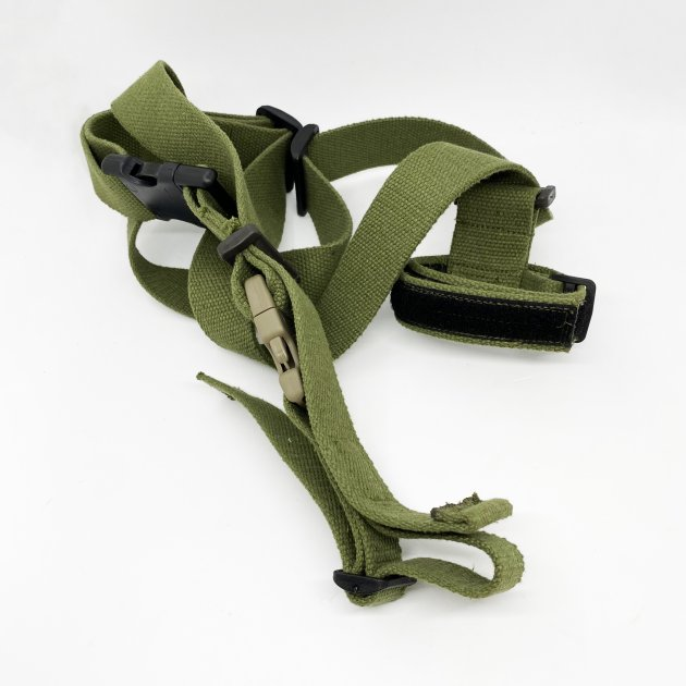 Ремень трехточечный UAkit, тактический, для оружия, с карабином, хаки (олива) - зображення 1