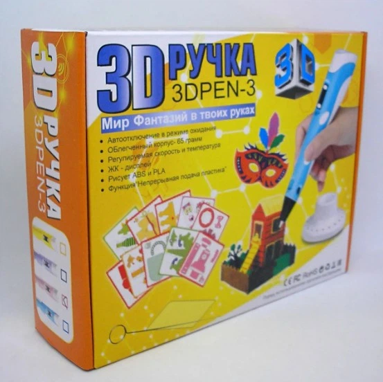 3D ручка для детей с трафаретами дисплеем мир фантазий в твоих руках 3Д рисование пластиком - Фото 4 3D ручка для детей с трафаретами дисплеем мир фантазий в твоих руках 3Д рисование пластиком - изображение 4