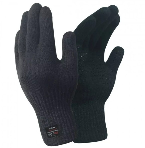 Водонепроникні вогнестійкі тактичні рукавички DexShell DG438M Flame Resistant Gloves, розмір M/39-42, чорний - зображення 1
