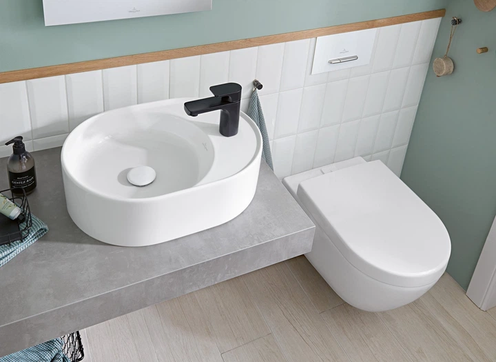 Умивальник накладний VILLEROY&BOCH Collaro 510x380x145мм овальний білий 4A155101 - зображення 3