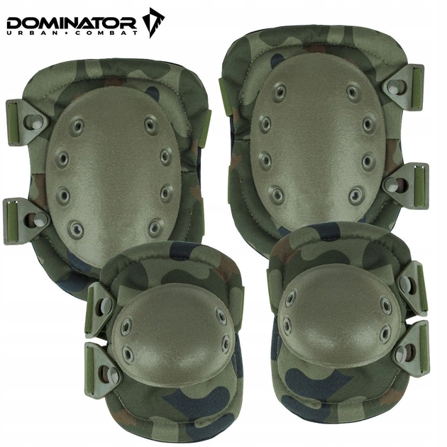 Тактические военные наколенники и налокотники Dominator Altalock - изображение 1