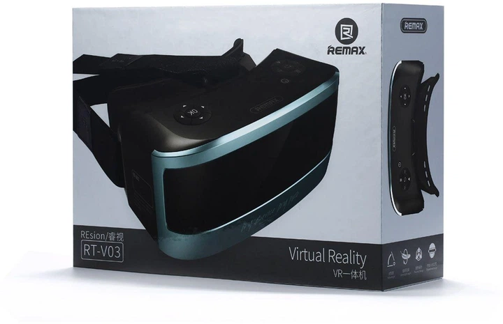 Очки виртуальной реальности Remax VR RT-V03 Gold - Фото 2 Очки виртуальной реальности Remax VR RT-V03 Gold - изображение 2