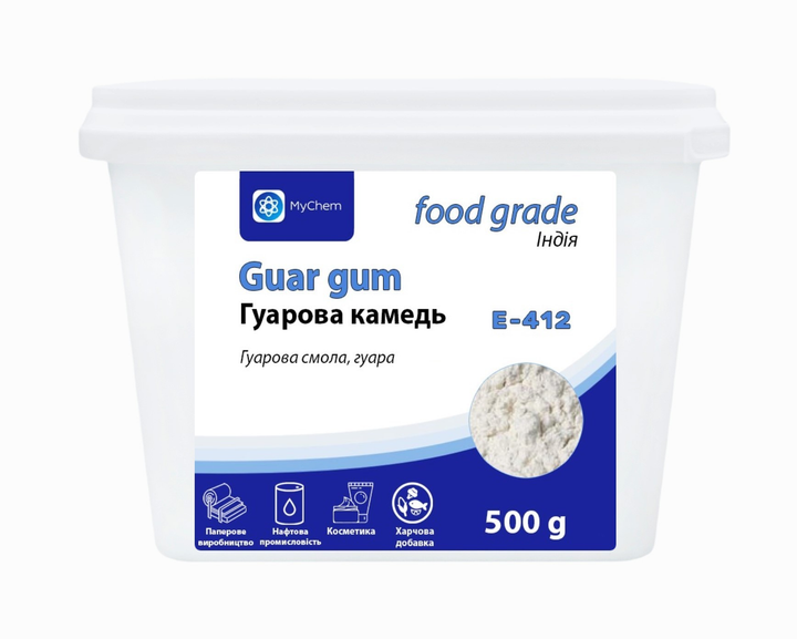 Гуаровая камедь Пищевая добавка Е-412 MyChem 500 г – фото, отзывы ...