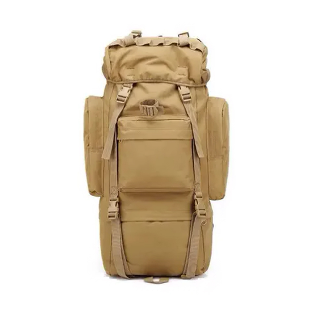 Рюкзак тактический AOKALI Outdoor A21 65L (Sand) туристический однотонный с множеством карманов LOZ - изображение 2