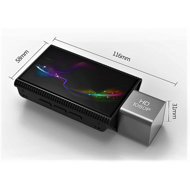 Відеореєстратор 3" 4G Sim GPS WIFI Android Bluetooth Hand Free Full HD DVR K11 Plus з камерою заднього виду - зображення 9