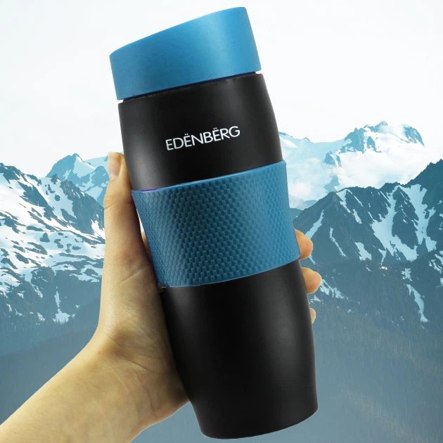 Термокружка 380 мл Edenberg EB-622-Blue - изображение 3