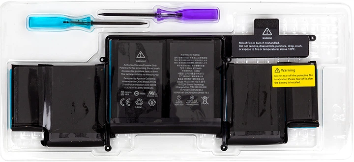 Аккумулятор PowerPlant для ноутбуков Apple Macbook Pro 13 Retina (A1582) 11.42 V 6559 mAh original (NB420483) - Фото 3 Аккумулятор PowerPlant для ноутбуков Apple Macbook Pro 13 Retina (A1582) 11.42 V 6559 mAh original (NB420483) - изображение 3